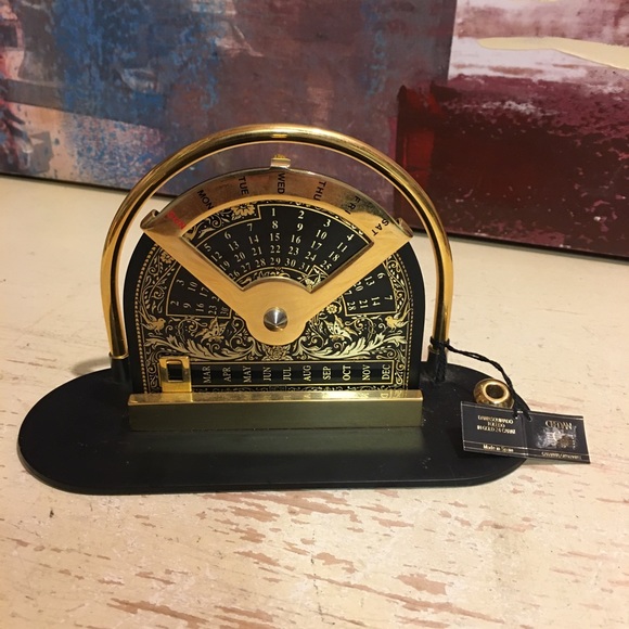 Damasquinado Toledo in Gold 24 Carat Made in Spain Calendar - Picture 1 of 15